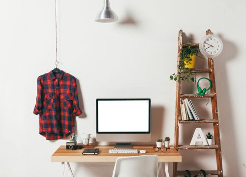 정리 기능을 하는 장식 사다리