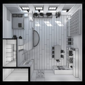 미니 하우스 설계 도면 예