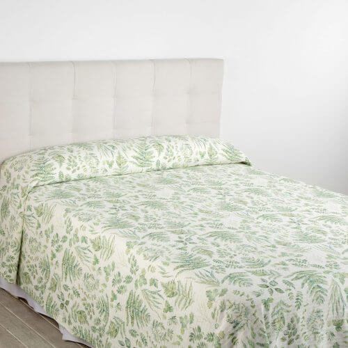 잉글리쉬 코트 꽃 모티브 침구