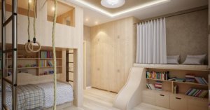 2층 침대를 사용해 침실을 꾸며보자