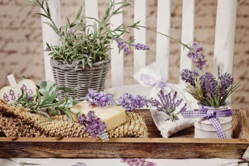 야생화를 꽂은 꽃병이나 작은 화분 등은 자연적인 감성을 자아내는 데 훌륭한 소품이다.