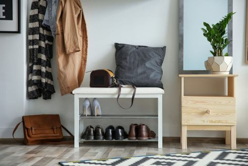 집에서 신발을 사용하지 말라