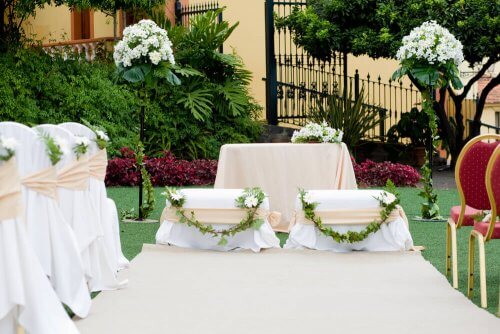 결혼식 단상을 장식하는 방법 02