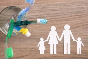 유리병을 활용한 인테리어 - 칫솔 꽂이