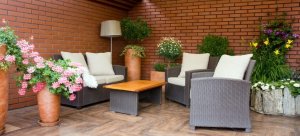 여름 테라스 가구: 식당