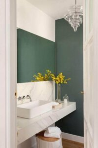 화장실 세면대로 사용할 수 있는 9가지 소재 대리석