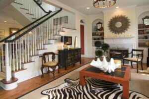 다양한 러그 배치