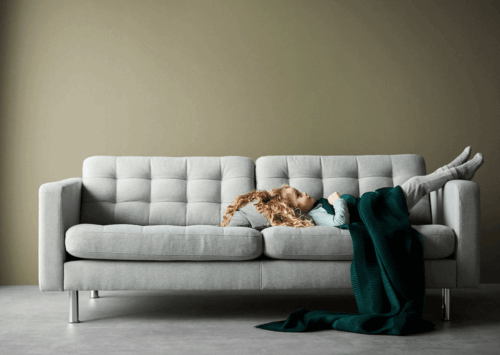 우아한 거실용 소파 이미지