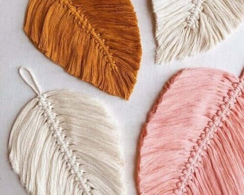 나뭇잎 모양 컵 받침